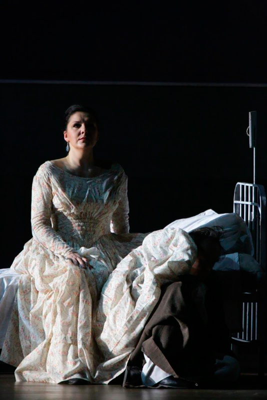 Evelina Dobračeva as Liza. <br/> Vladimir Galouzine as Herman.<br/>Photo by Damir Yusupov.