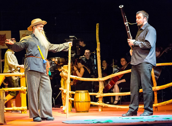 Alexei Prokopyev  as Grandfatherma.<br/> Photo by Vladimir Mayorov.