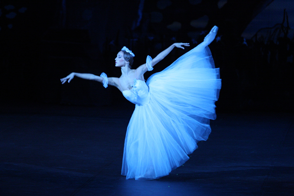 As Myrtha in Giselle. Photo by Elena Fetisova.