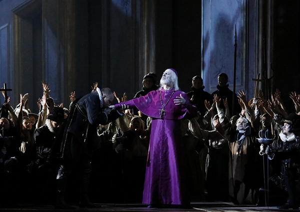 As Grand Inquisitor in Don Carlo. Photo by Damir Yusupov.