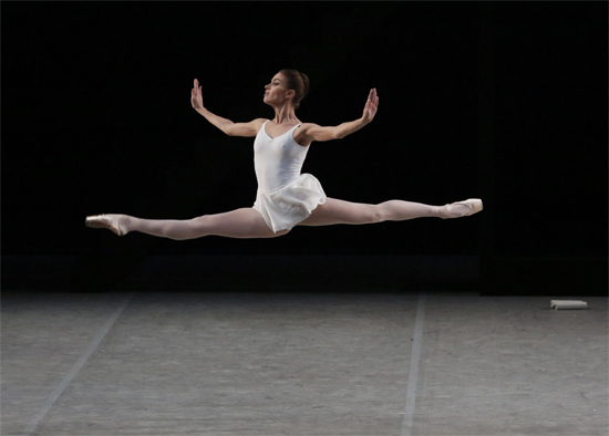 As Calliope in Apollon Musagète. Photo by Damir Yusupov.