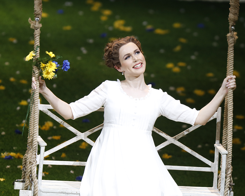 As Olga in Eugene Onegin. Photo by Damir Yusupov.