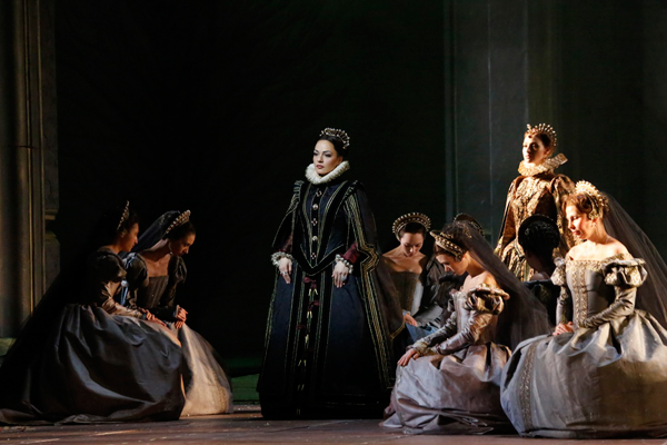 Anna Nechaeva as Elisabeth of Valois.<br/> Photo by Damir Yusupov.