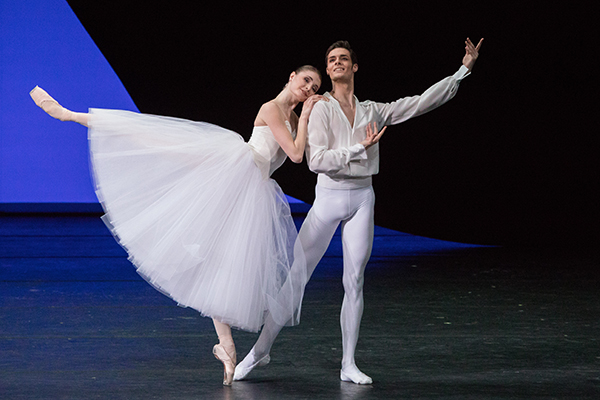 As Ballerina in Etudes. Opposite Jacopo Tissi. Photo by Mikhail Logvinov.