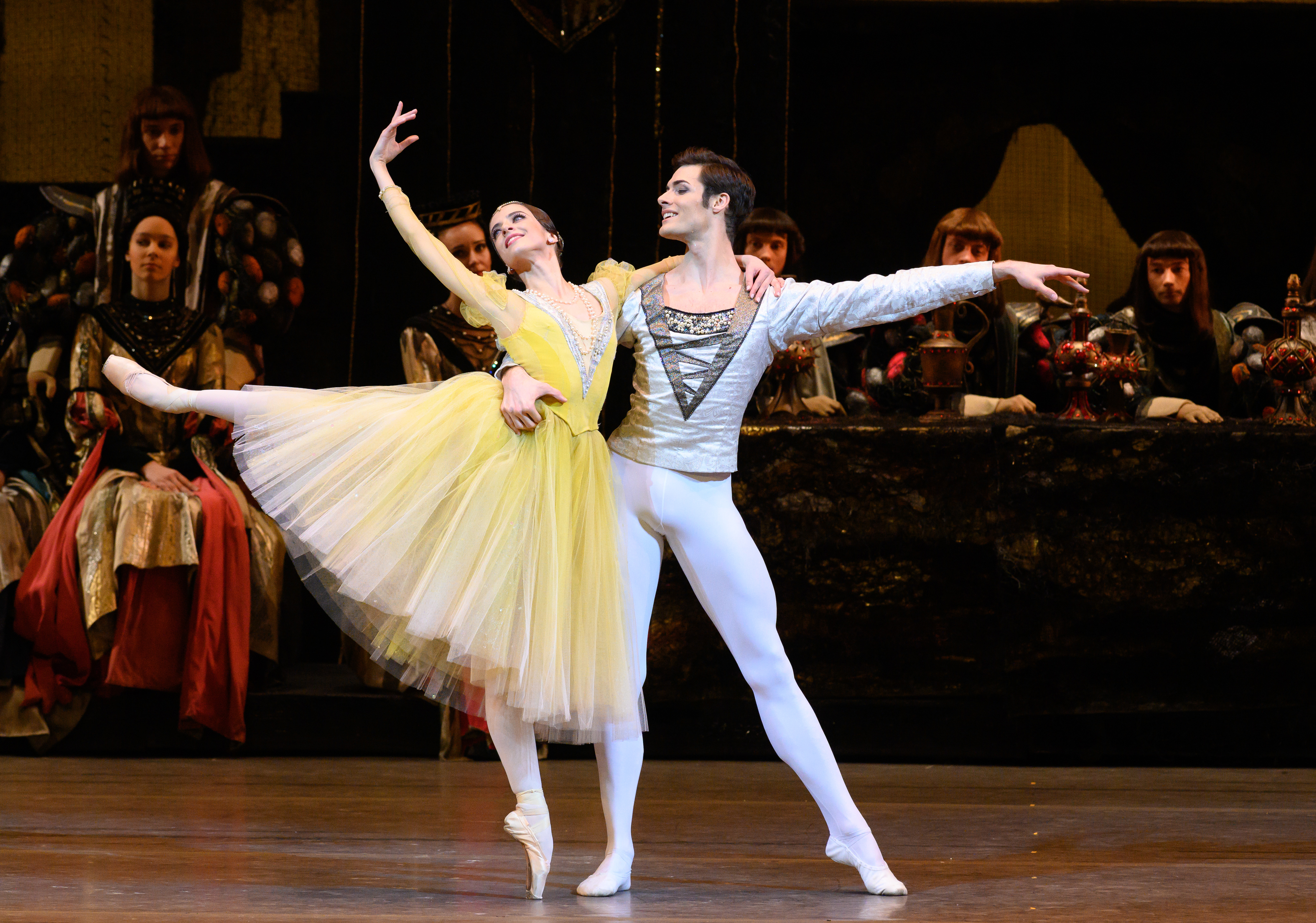 Jacopo Tiss as Prince Siegfried.<br/>Anastasia Denisova as Friend to Prince.<br/>Photo by Damir Yusupov.