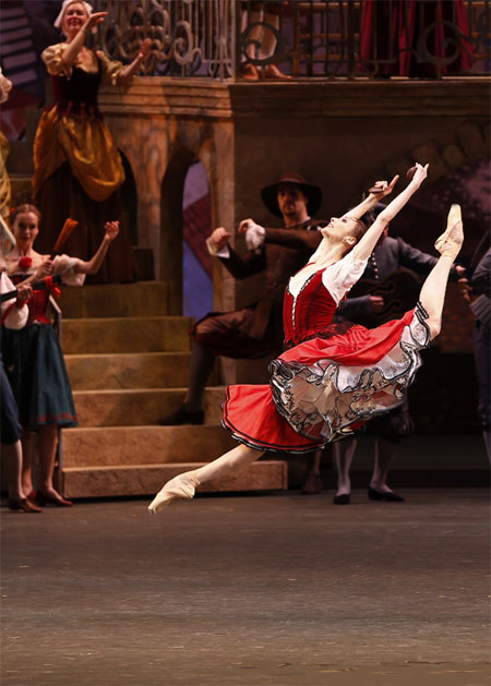 As Kitri in Don Quixote.Photo by Svetlana Postoenko.