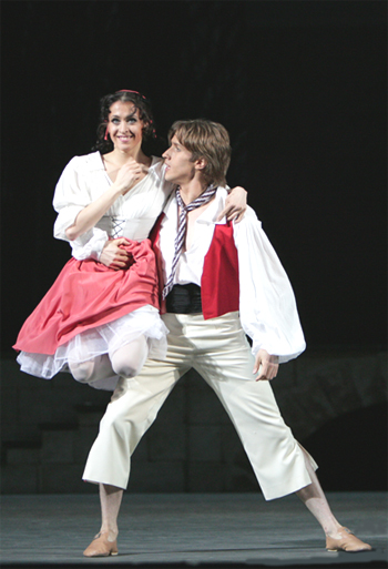 Anastasia Meskova as Jeanne.<br />Andrei Merkuriev as Jerome.<br />Photo by Damir Yusupov.