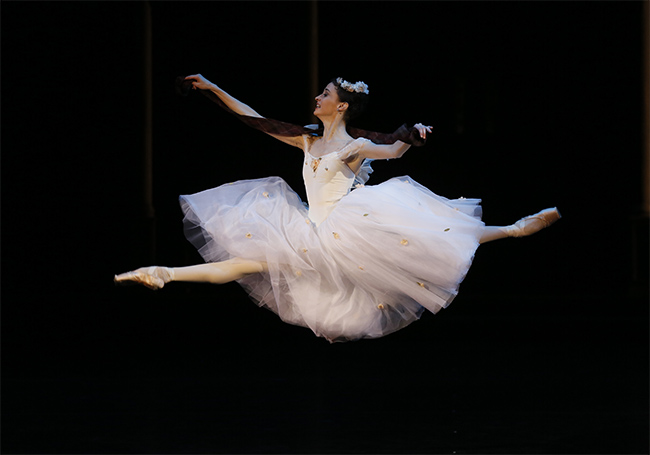 In the title part in La Sylphide. Photo by Damir Yusupov.