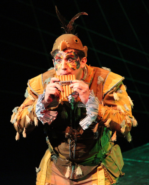 As Papageno in Die Zauberflöte. Photo by Vladimir Mayorov.