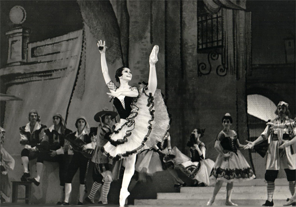 As Kitri in Don Quixote.