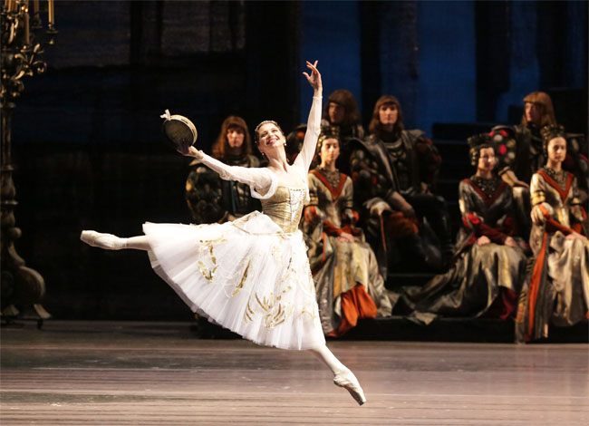 As Neapolitan Bride in Swan Lake. Photo by Damir Yusupov.