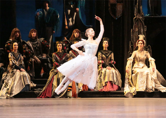 As Polish Bride in Swan Lake. Photo by Damir Yusupov.