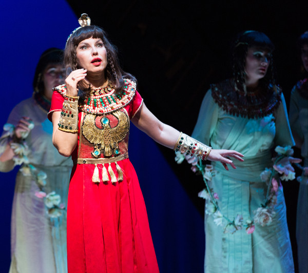 As Cleopatra in Giulio Cesare and Cleopatra. Photo by Vladimir Mayorov.