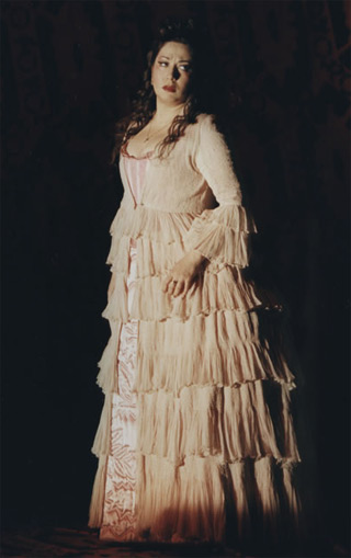 As Leonora in La forza del Destinoat the Royal Danish Opera.Photo from the artist’s archive.