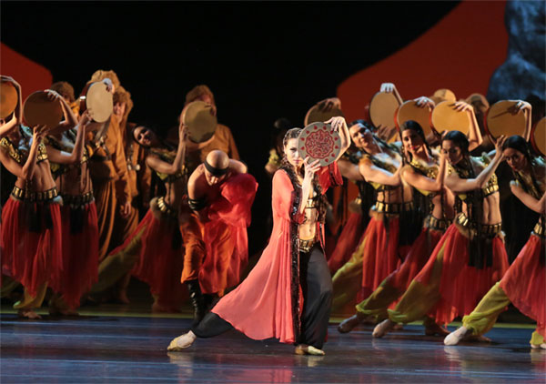 Prince Igor opera. As Persian girl. Photo by Damir Yusupov.