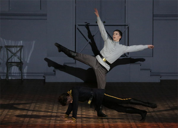 As Grushnitsky in A Hero of our Time. Part Princess Mary. Ruslan Skvortsov as Pechorin.Photo by Damir Yusupov.