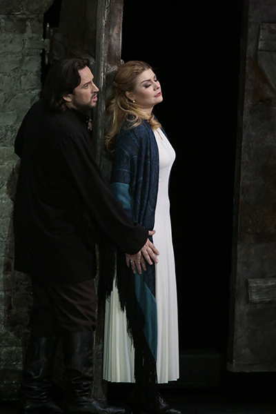 As Sergei in Katerina Izmailova.  Maria Lobanova in the title part.  Photo by Damir Yusupov.