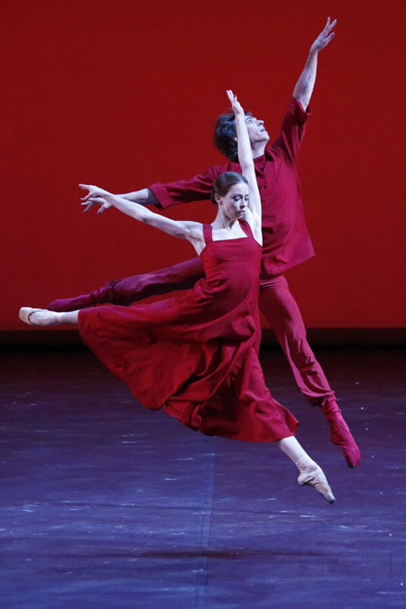 Russian Seasons. 'Coule in Red'.Opposite Denis Savin.Photo by Damir Yusupov.