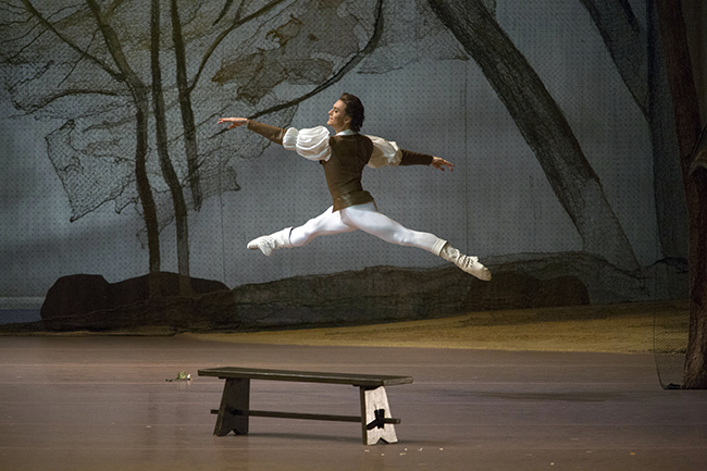 Denis Rodkin as Count Albrecht. Photo by Elena Fetisova.