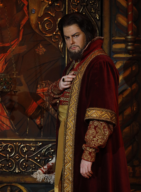 As Grigory Gryaznoy in The Tsar’s Bride. Photo by Damir Yusupov.