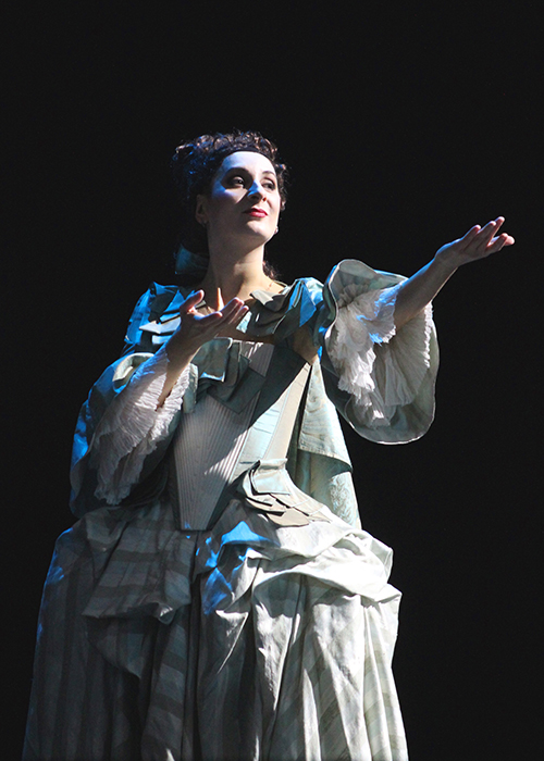 Veronika Sirotina as Athenian. <br/>Photo by Alexander Turov.