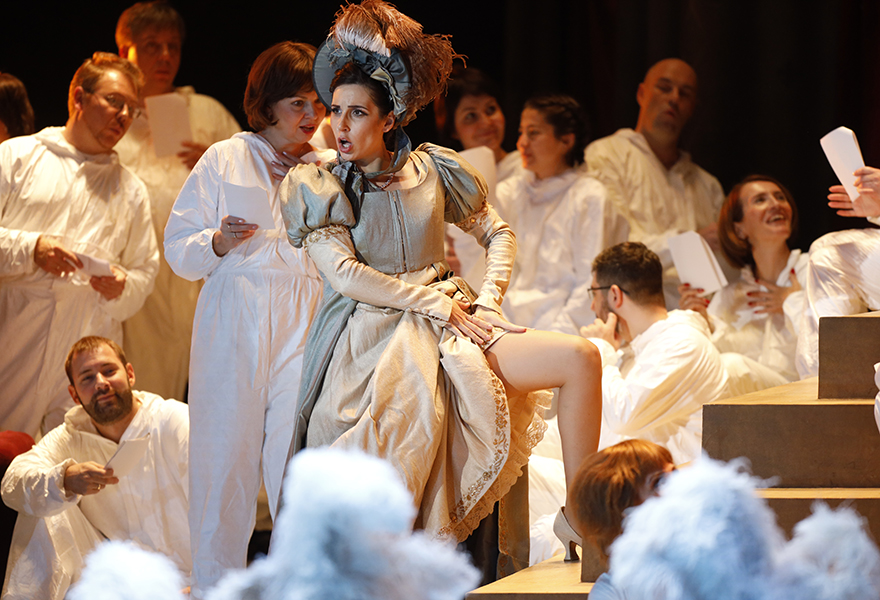 Cecilia Molinari as Marchesa Melibea. <br/>Photo by Damir Yusupov. 