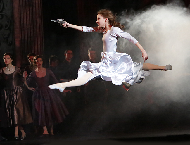 As Ophelia in Hamlet. Photo by Damir Yusupov.