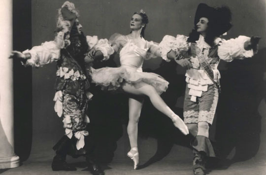 As Aurora in The Sleeping Beauty.Photo from the Bolshoi Theatre museum.