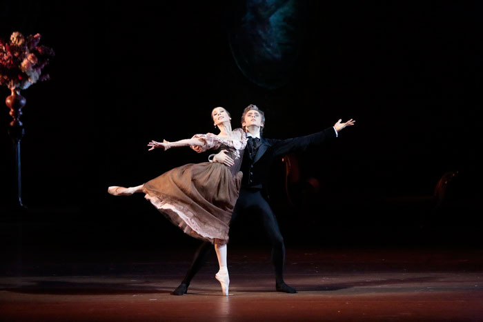 Denis Rodkin asOnegin.<br/>Anastasia Goryacheva as Tatiana.<br/>Photo by Damir Yusupov.