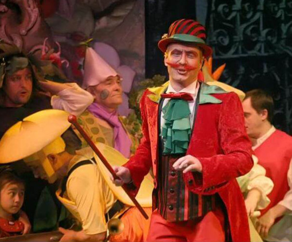 German Yukavsky as Signor Tomato. <br> Photo: archive of the Boris Pokrovsky Musical Theatre. 