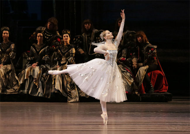 As Polish Bride in Swan Lake. Photo by Damir Yusupov.