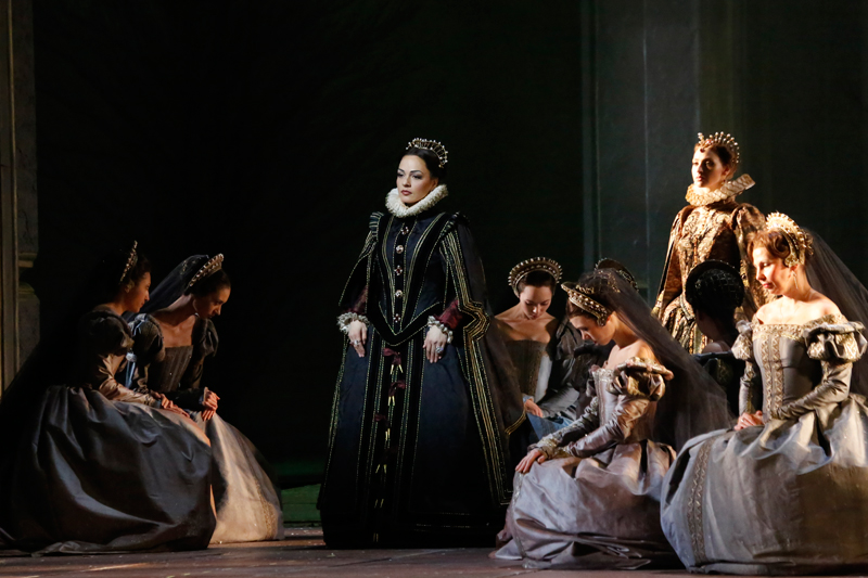 As Elisabeth in Don Carlo. Photo by Damir Yusupov.