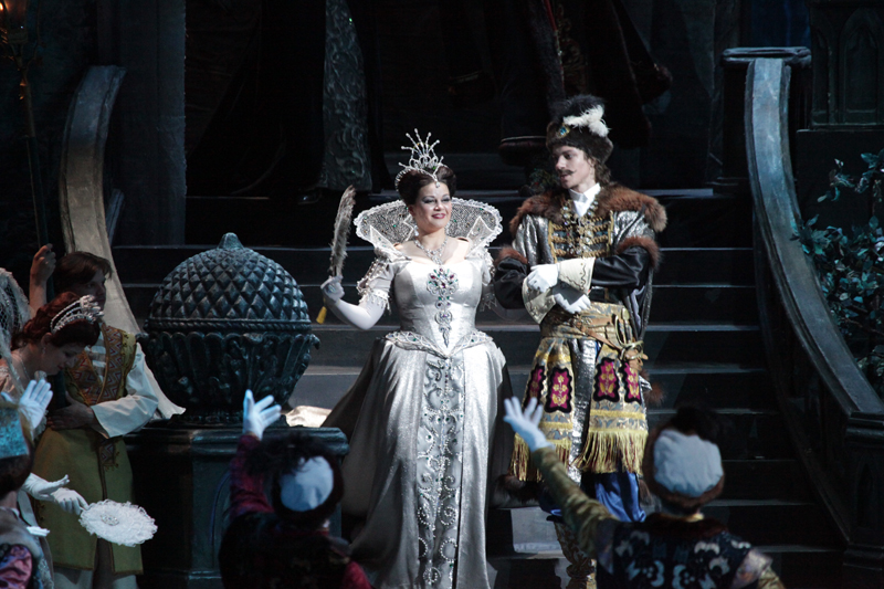 As Marina Mnishek in Boris Godunov.Photo by Damir Yusupov.