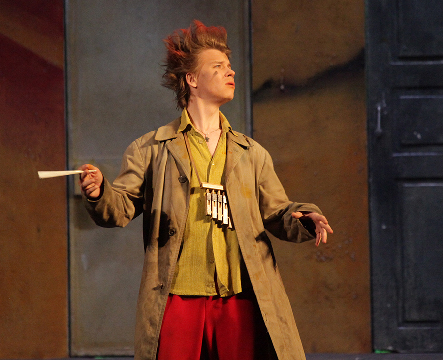 As Papageno in Die Zauberflöte.  Photo by Damir Yusupov.