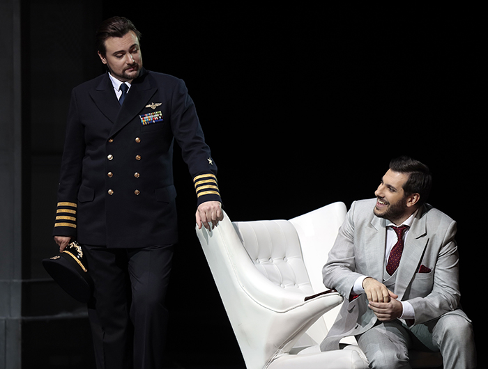 Igor Golovatenko as Renato. <br/>Andrea Caré as Richard. <br/>Photo by Damir Yusupov.