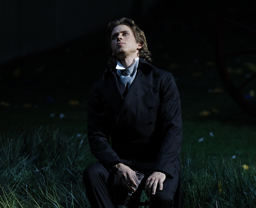 As Lensky in Eugene Onegin. Photo by Damir Yusupov.