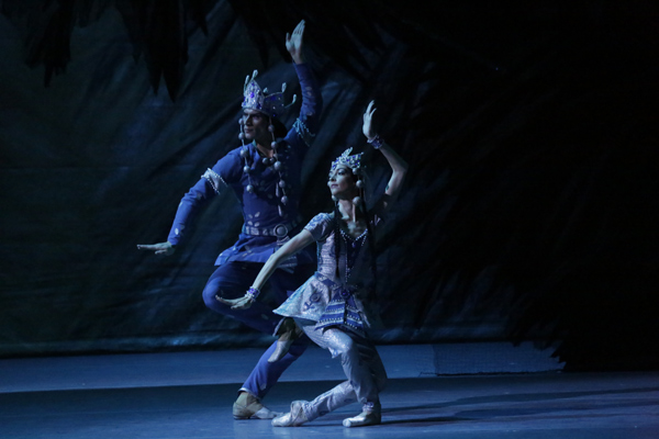 As Indian Doll in Nutcracker. Opposite Anton Savichev. Photo by Damir Yusupov.