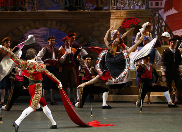 As A Street Dancer in Don Quixote. Ivan Alexeyev as Espada. Photo by Damir Yusupov.