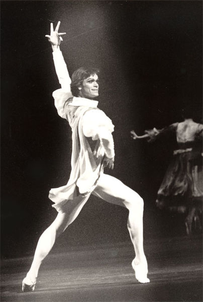 As Mercutio in Romeo and Juliet.Photo by Georgy Soloviev (from The Bolshoi Theatre museum).