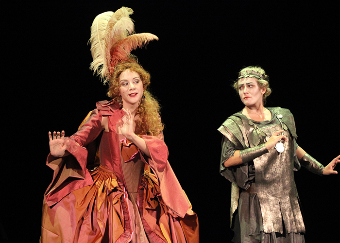 Varvara Turova as Aurora, Elizaveta Sveshnikova as Cephalus. <br/>Photo by Alexander Turov.