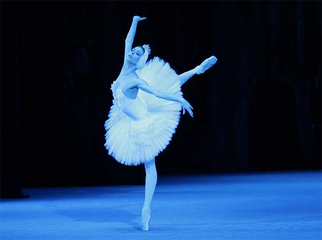 As Odette in Swan Lake. Photo by Damir Yusupov.