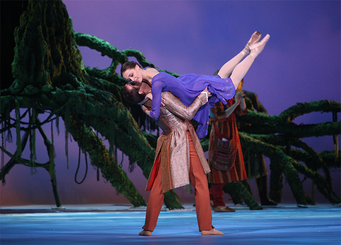 As Perdita in The Winter’s Tale. Vyachaslav Lopatin as Florizel. Photo by Elena Fetisova.