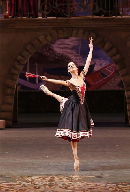 As Street Dancer in Don Quixote.Photo by Svetlana Postoenko.