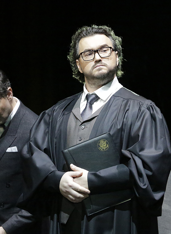 As Supreme Judge in Un Ballo in Maschera. Photo by Damir Yusupov.