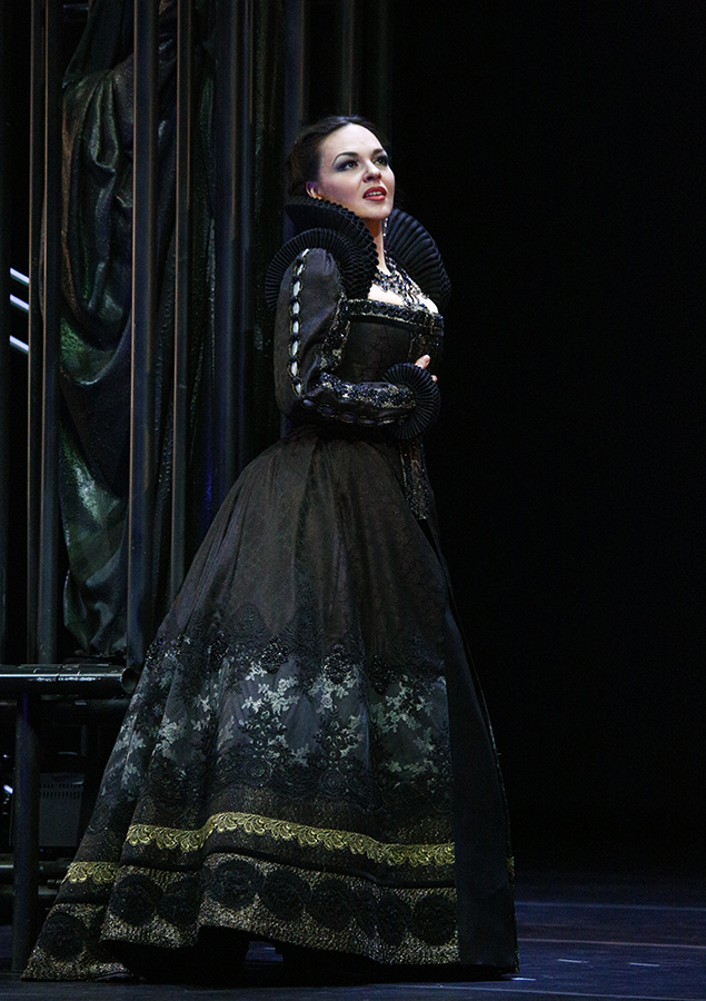 As Doña Anna in The Stone Guest.  Photo by Damir Yusupov.