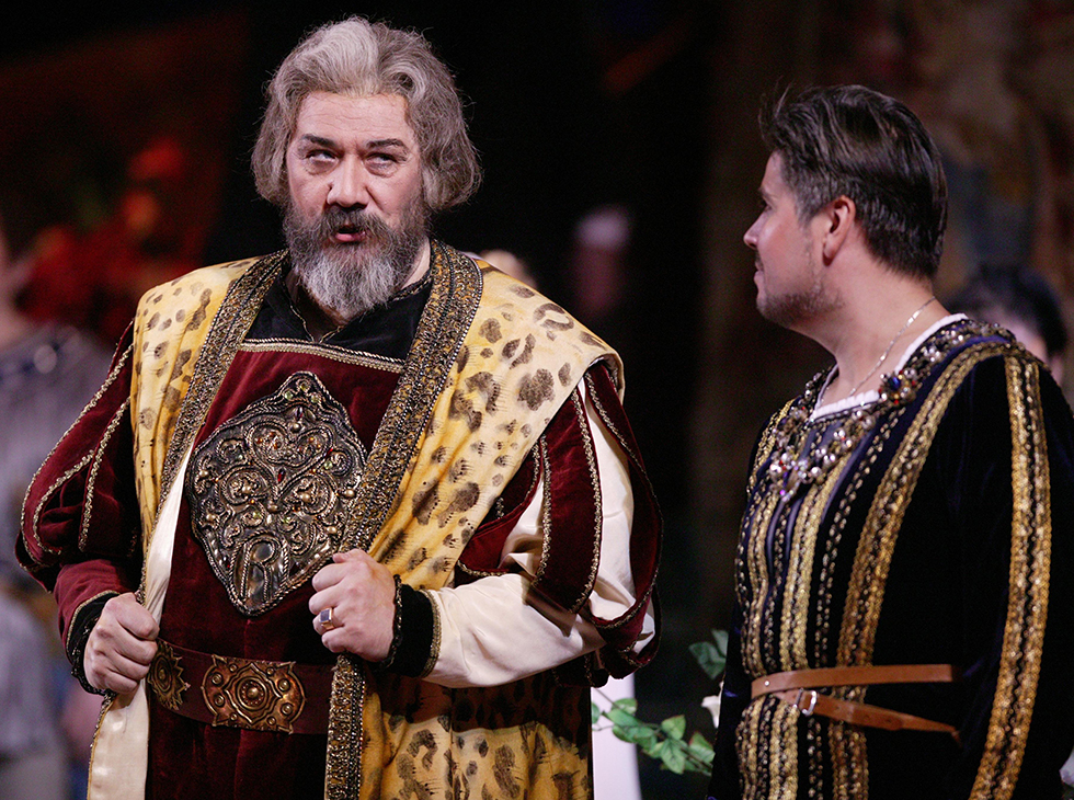 As King Rene in Iolanta.Photo by Damir Yusupov.