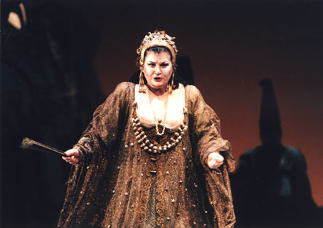 As Herodias in Salomeat the Maryinsky Theatre.Photo from the personal archives.