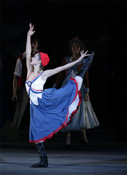 As Jeanne in The Flames of Paris.  Photo by Damir Yusupov.