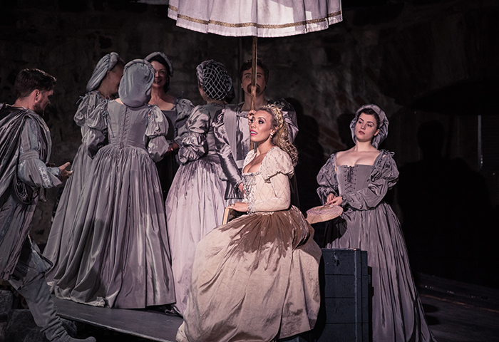 Marina Costa-Jackson as Desdemona. <br/>Photo: Anna-Katri Hänninen/ Savonlinna Opera Festival.